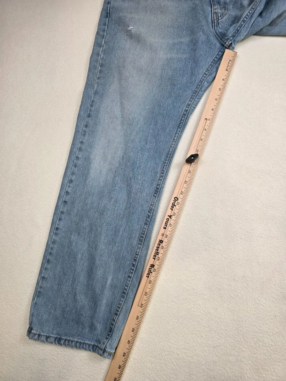 Levis 505 Mens Jeans W38 L30 Light Wash Denim